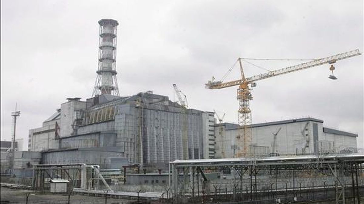 Vista general de la planta nuclear de Chernóbil, Ucrania. EFE/Archivo