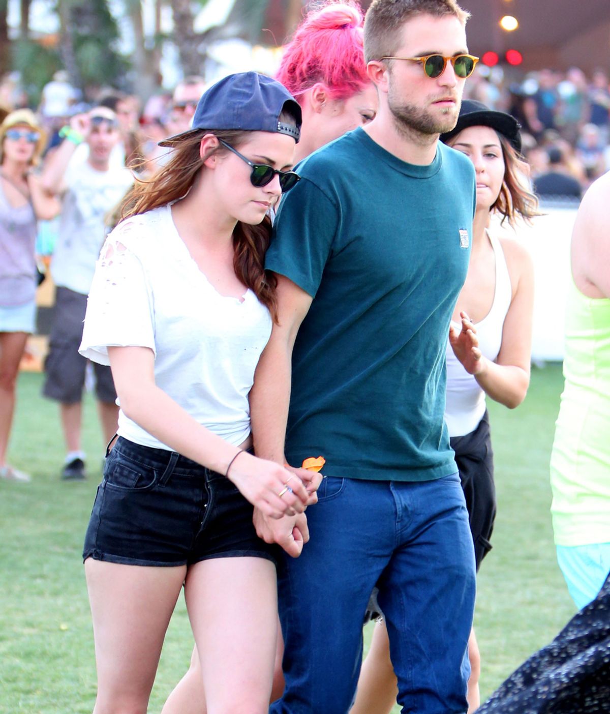 Robert Pattinson y Kristen Stewart en festival Coachella 2013