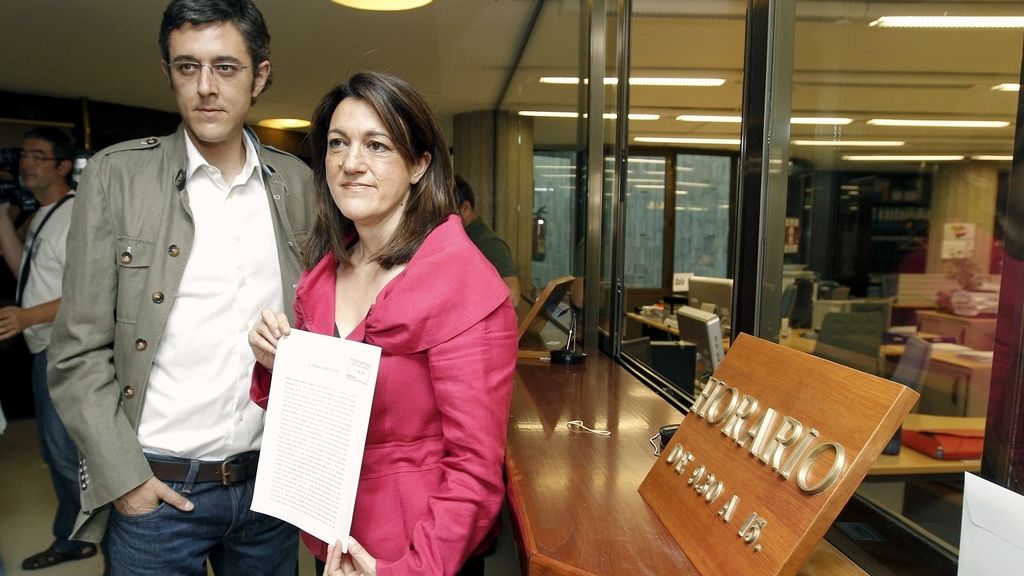 Eduardo Madina y Soraya Rodríguez en el TC
