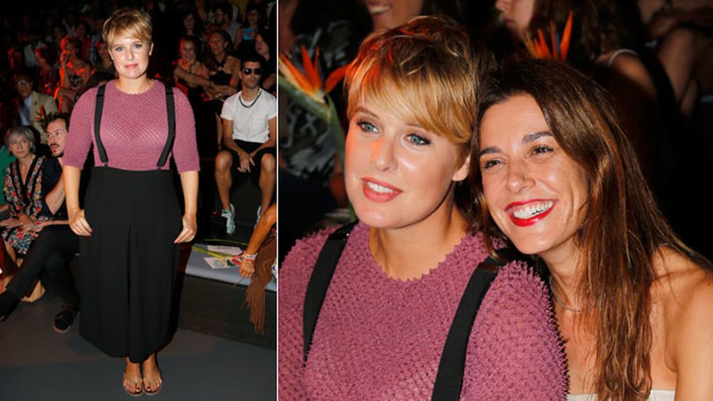 Tania llasera en el desfile de Duyos