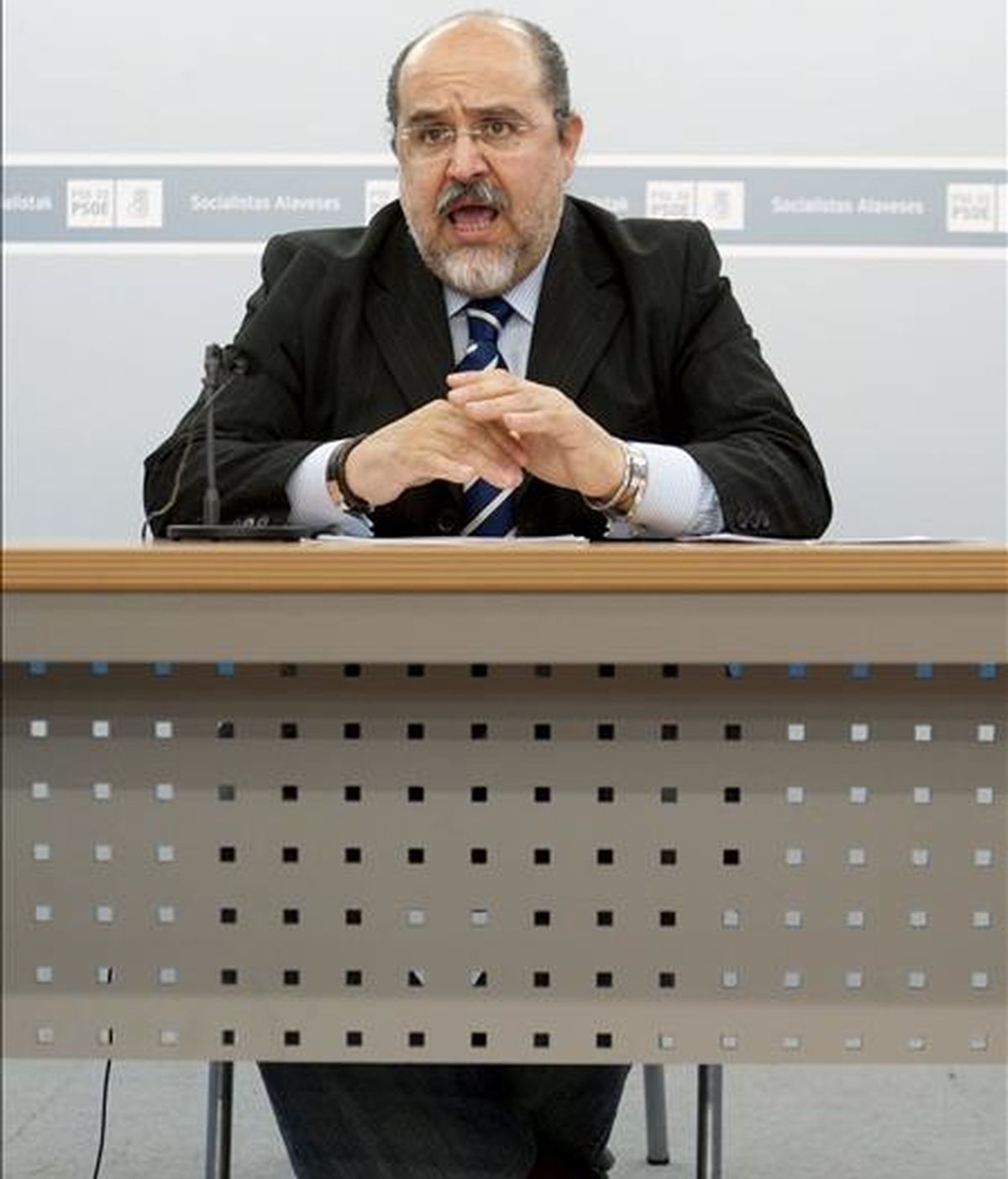 El secretario general del PSE-EE de Álava, Txarli Prieto. EFE/Archivo