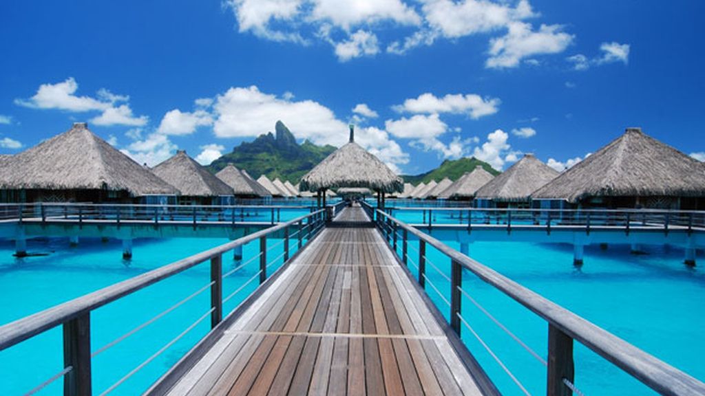 Nicole Kidman y Keith Urban, en Bora Bora