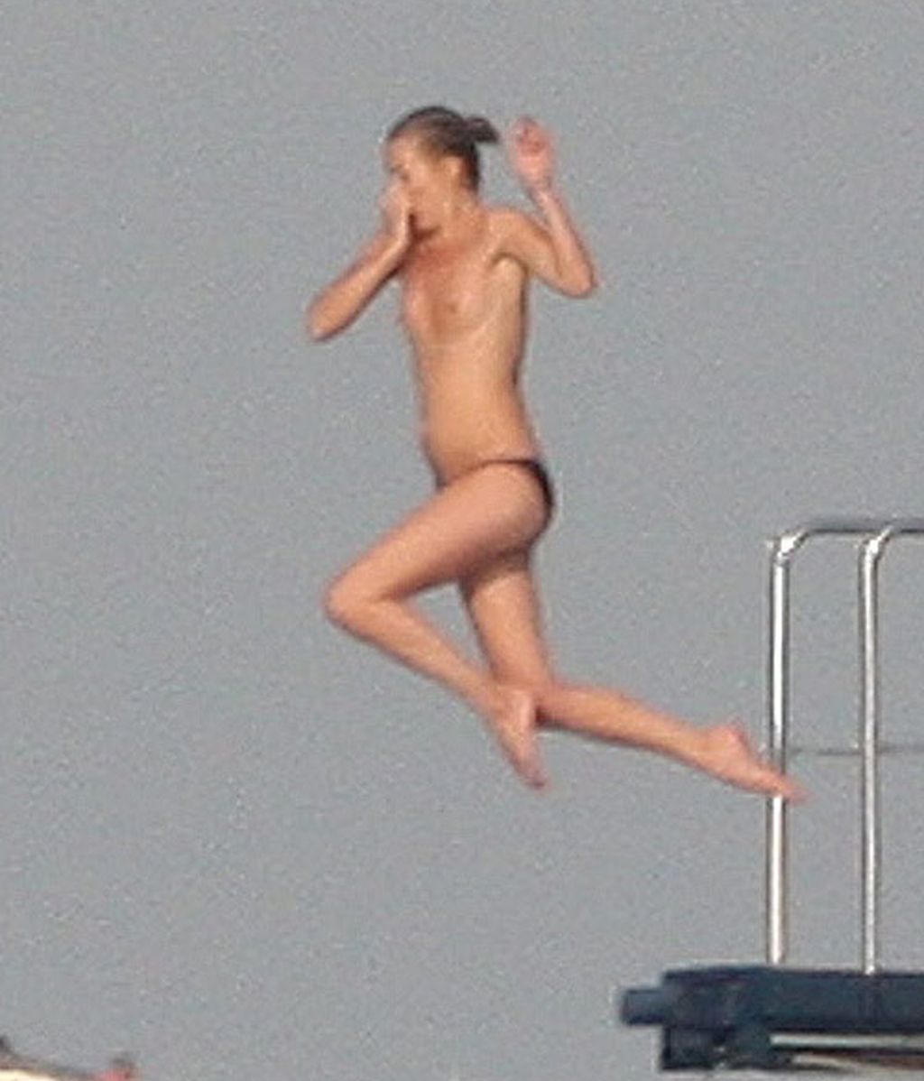 Kate Moss en Saint Tropez, top less forever!