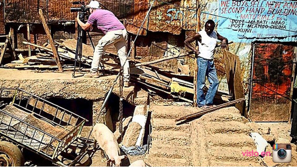 "Perfecta estampa de Kibera"