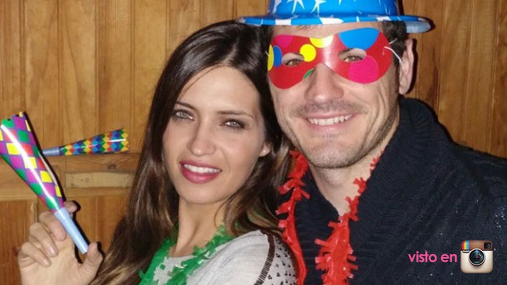 Iker Casillas y Sara Carbonero no se olvidaron del cotillón