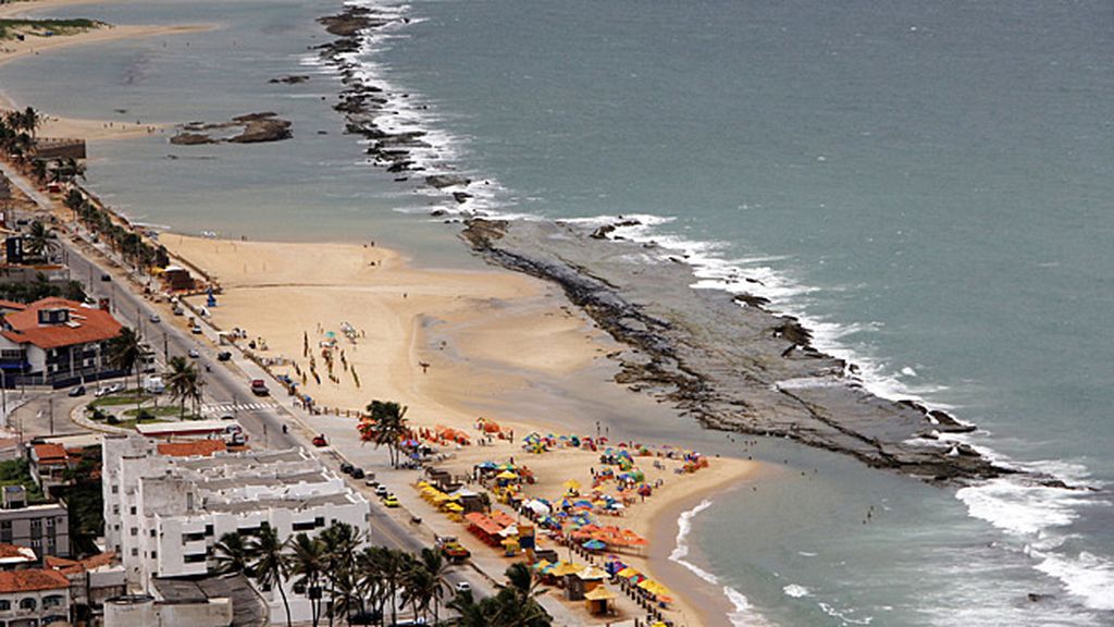 Playa Forte es una de las más visitadas de Natal