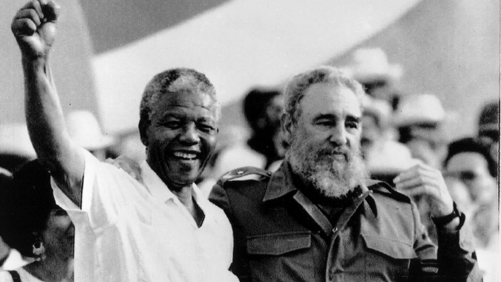 Mandela se codeó con líderes internacionales de todo signo