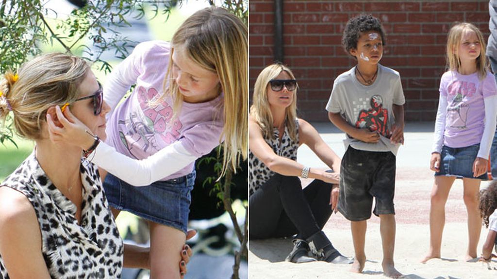 Leni y Johan, los hijos de Heidi Klum