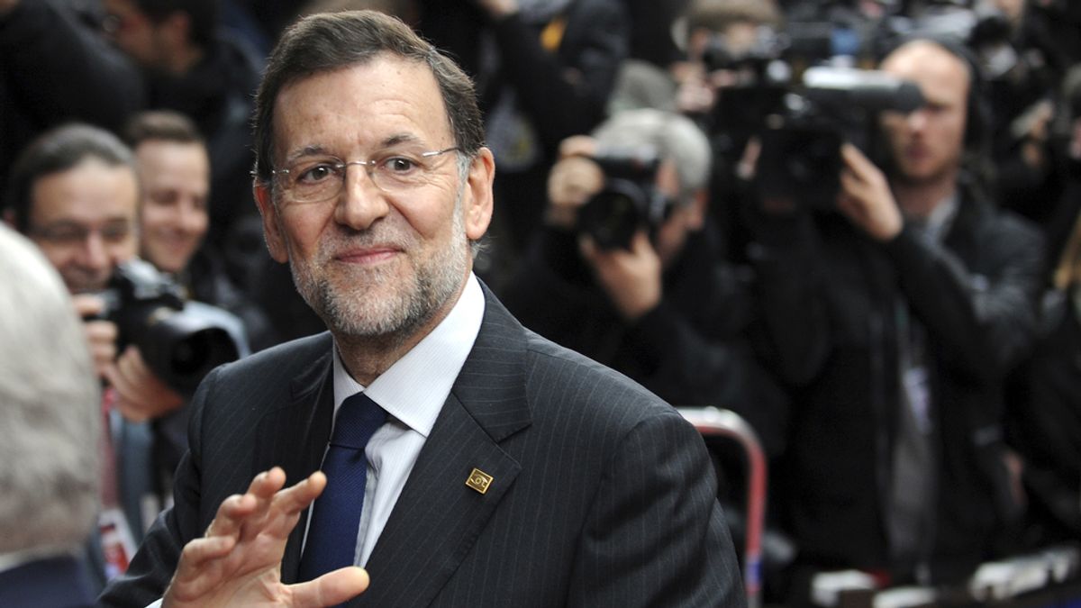 Mariano Rajoy, a su llegada a la cumbre de la Unión Europea en Bruselas