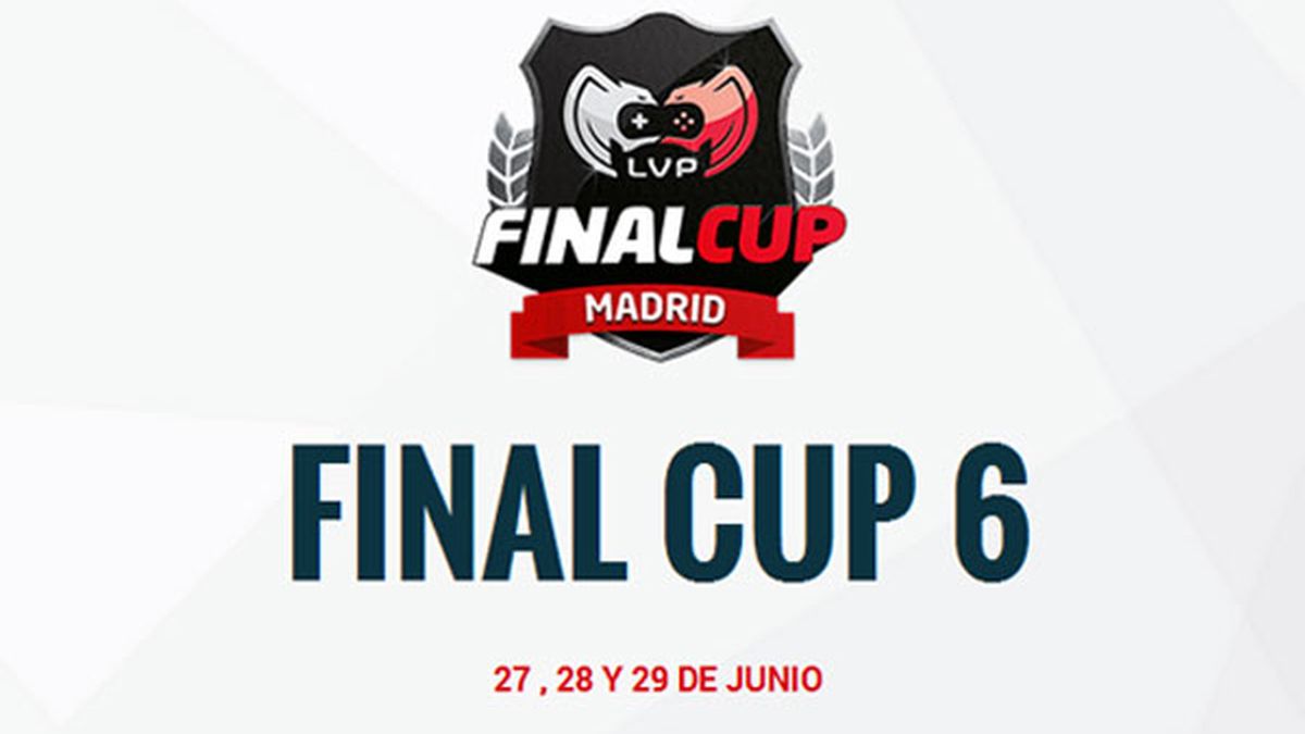 Final Cup 6, logo, blanco