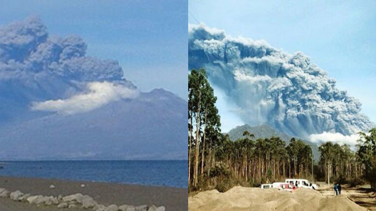 El volcán Calbuco se reactiva tras varios días de calma
