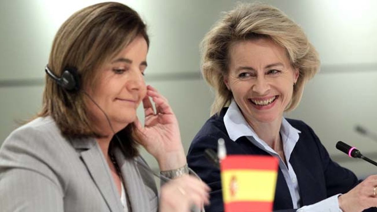 Fátima Báñez y la ministra Federal de Trabajo y Asuntos Sociales de Alemania, Ursula von der Leyen