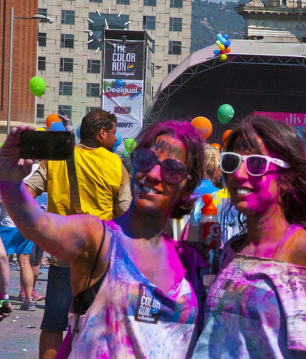 Selfie colorido