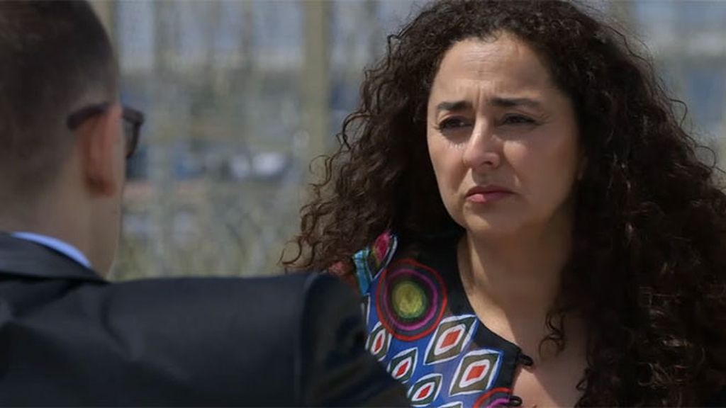 Núria Gómez, trabajadora española en Gibraltar