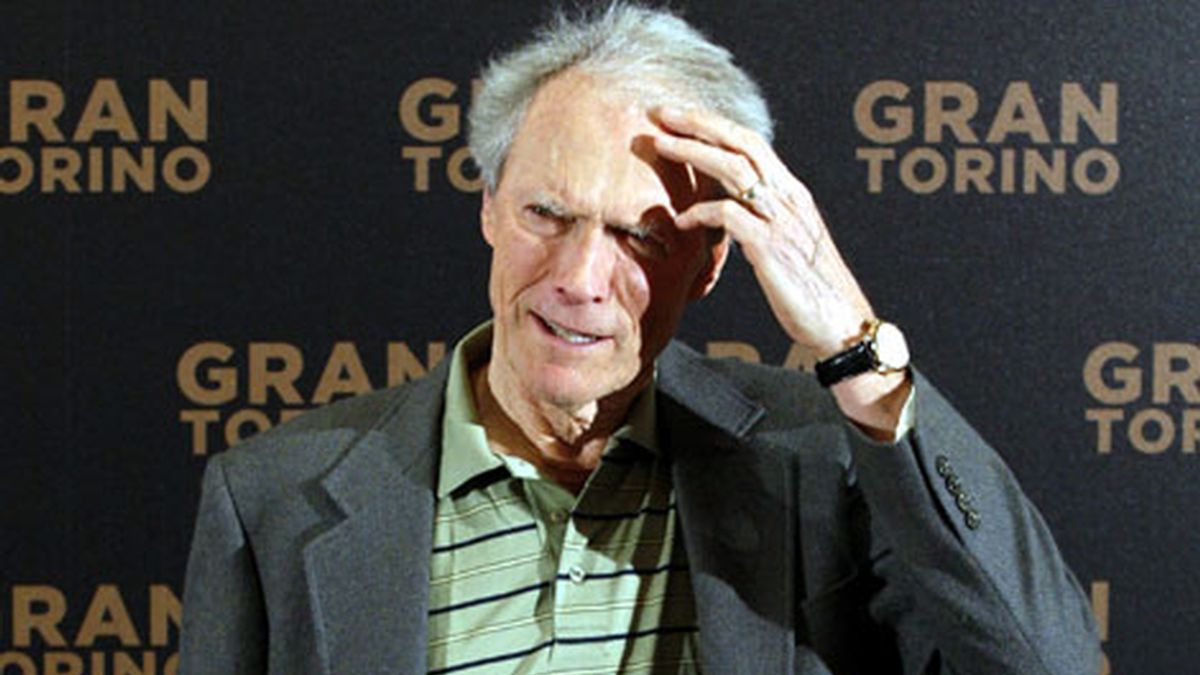 Clint Eastwood, en París en la presenatción de Grand Torino