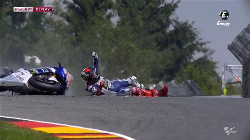 Caída en los Libres 2 de Sachsenring