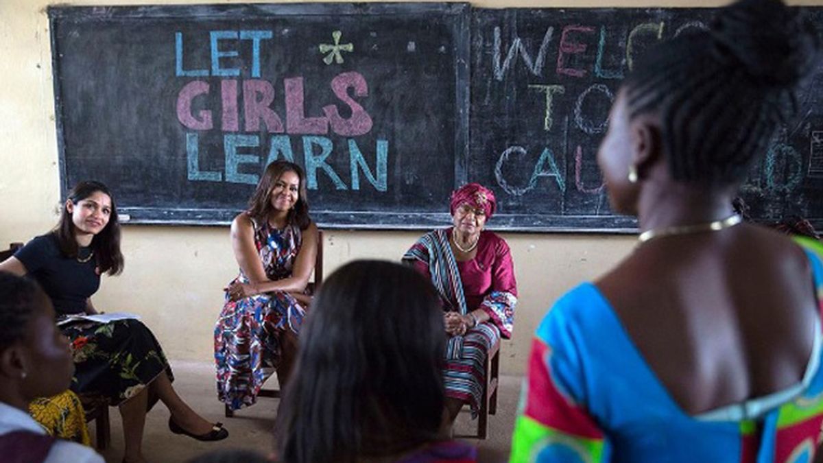 Michelle Obama llega a España para hablar de la educación de las niñas