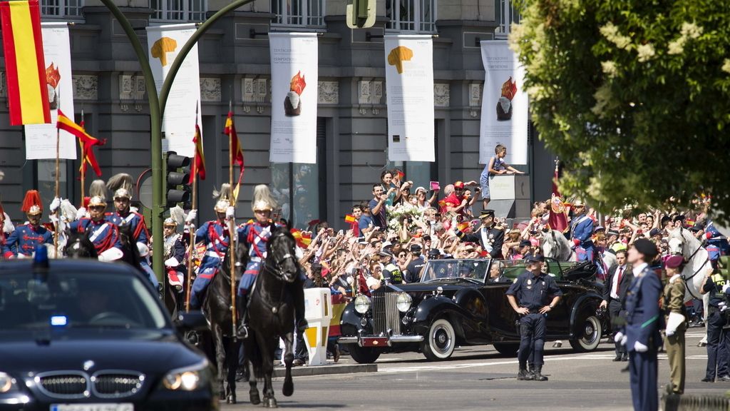Madrid acompaña a Felipe VI