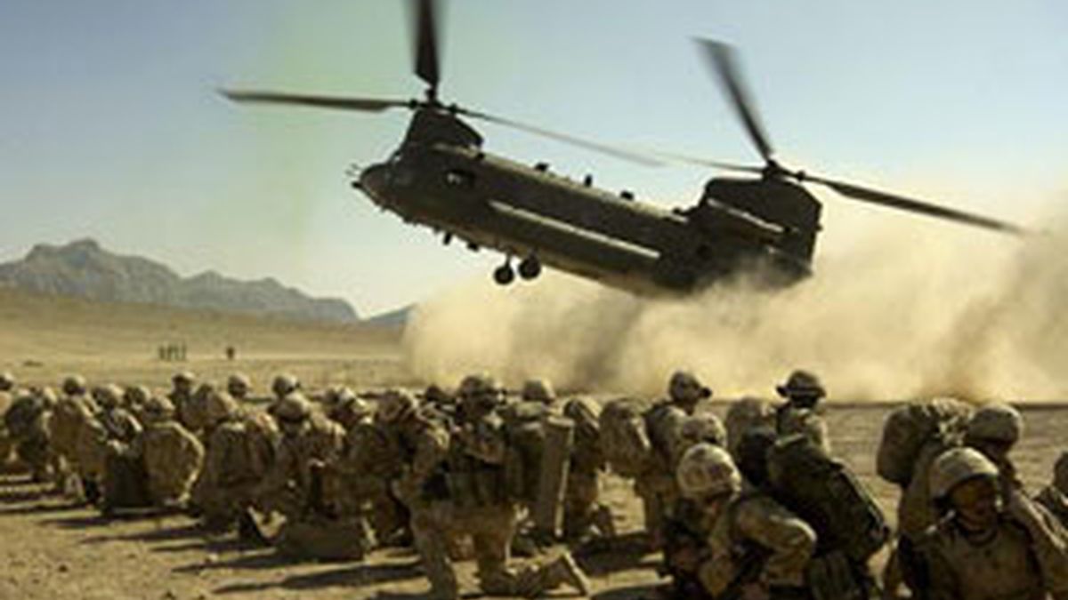 Imagen de archivo de un hellicópeto Chinook del ejército estadounidense FOTO: EFE/ archivo