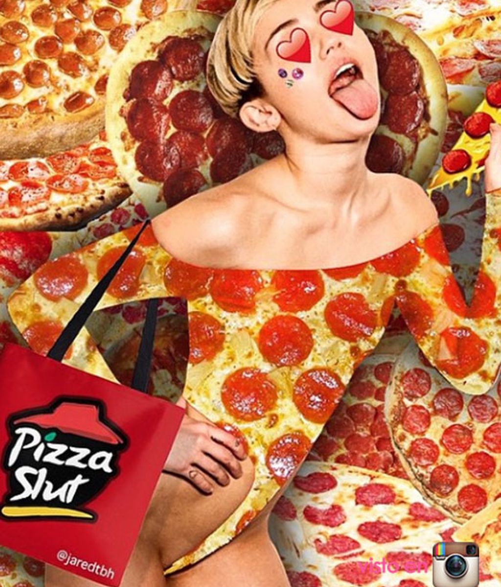Miley  Cyrus Pizza