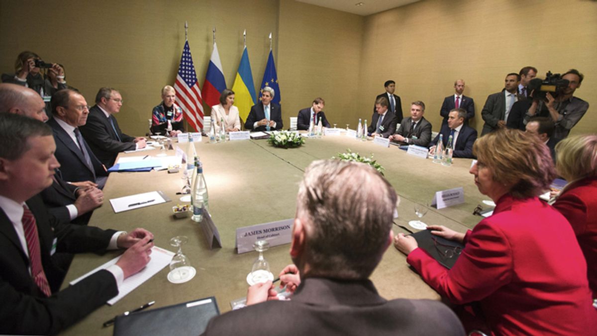 Reunión de EE.UU., Ucrania, Rusia y la UE para solucionar la crisis en Ucrania