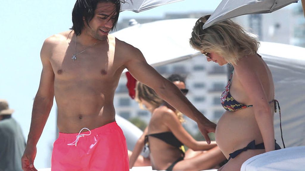 Falcao y Lorelei se encuentran en un buen momento personal