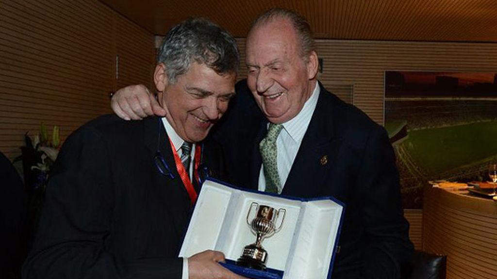 Don Juan Carlos y Ángel María Villar
