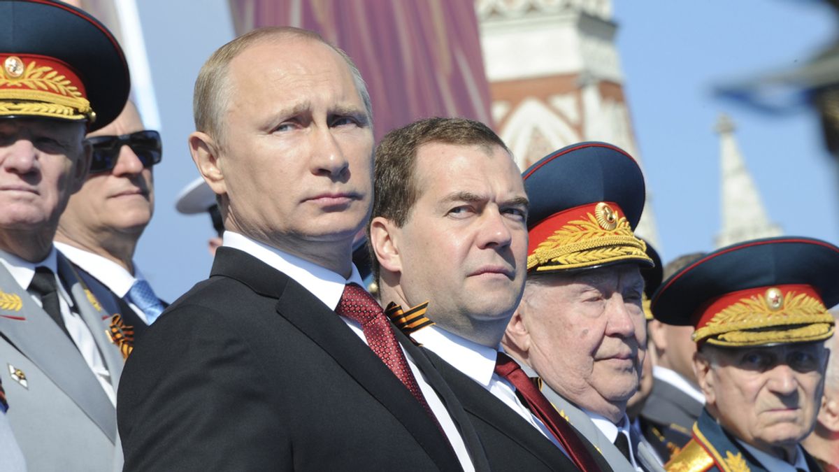 Putin y Medvedev
