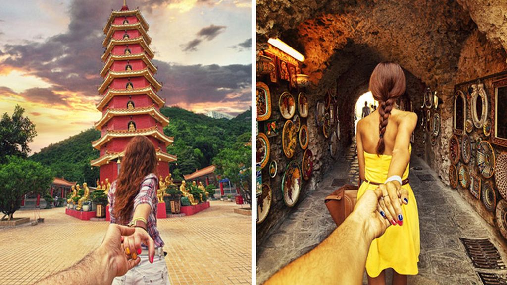 La mano de Osmann y la espalda de Nataly