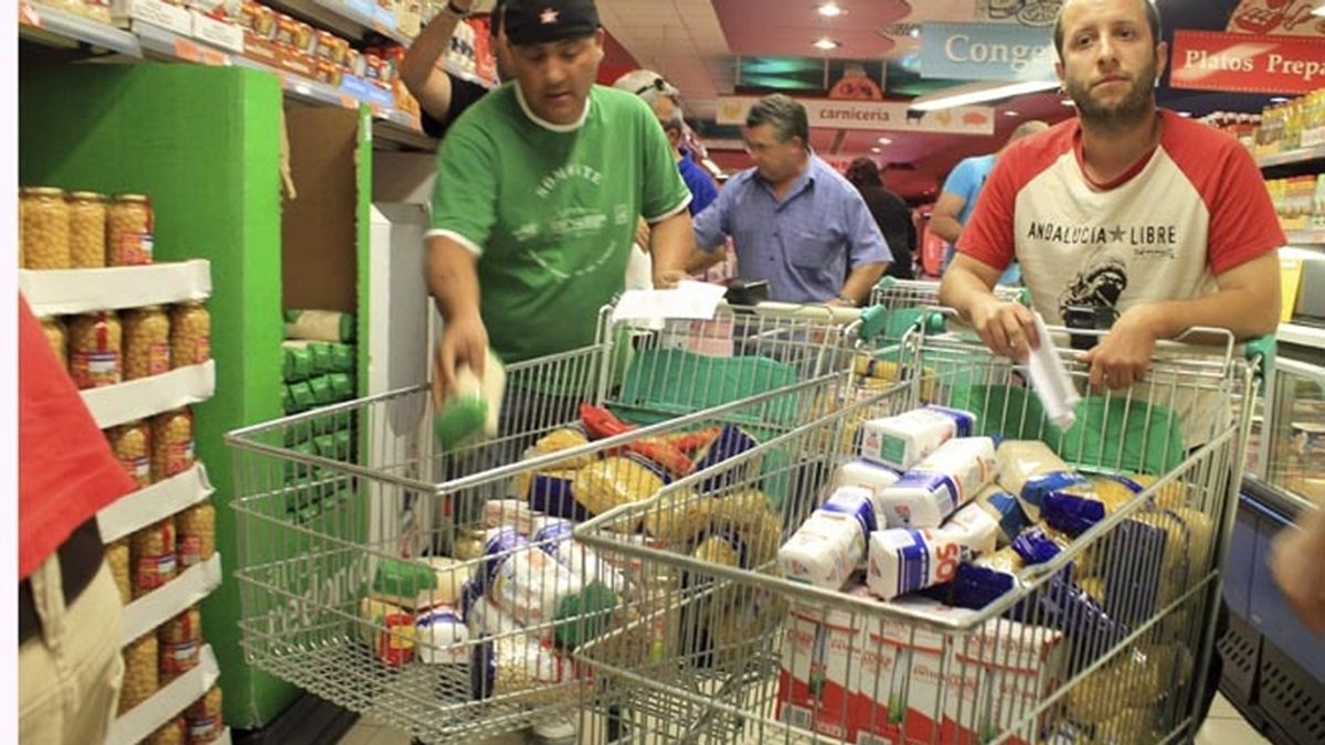Asalto a supermercados de sindicalistas de Sánchez Gordillo