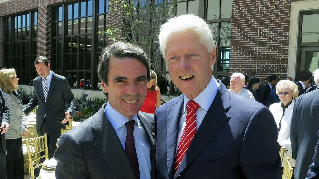 Aznar con Bill Clinton