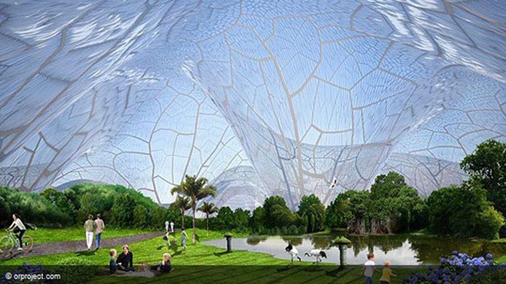 'Smog' en Pekín solucionado: Vivir dentro de una burbuja