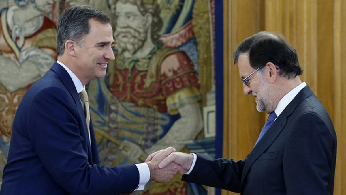 El Rey recibe a Mariano Rajoy con el que cierra la tercera ronda de consultas