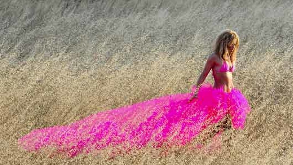 espectacular falda de tul