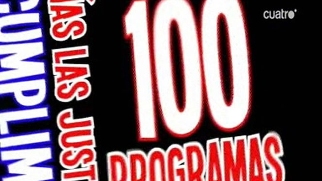 Tonterías las justas cumple 100 programas