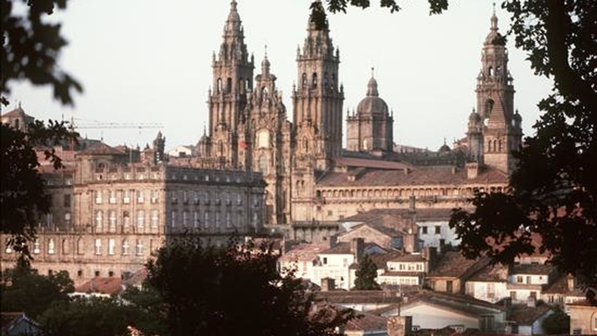 Vista general de la Catedral de Santiago de Compostela. EFE/Archivo
