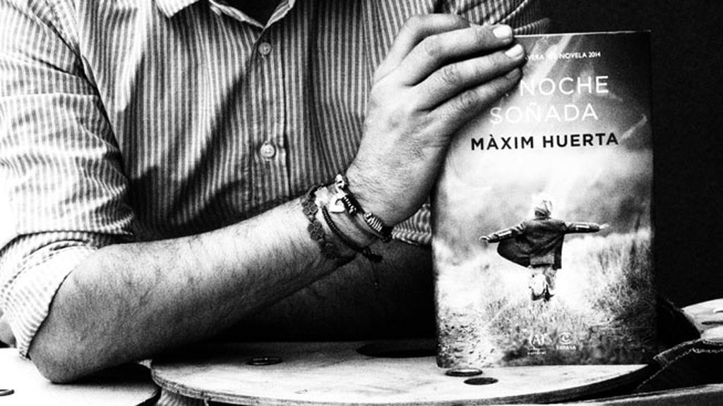 Máxim Huerta, en blanco y negro