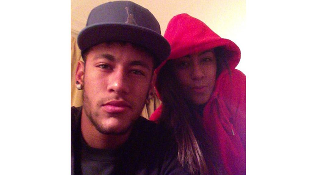 Neymar y su chica