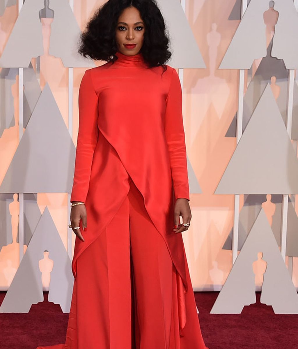 Solange Knowles vestida de Christian Siriano