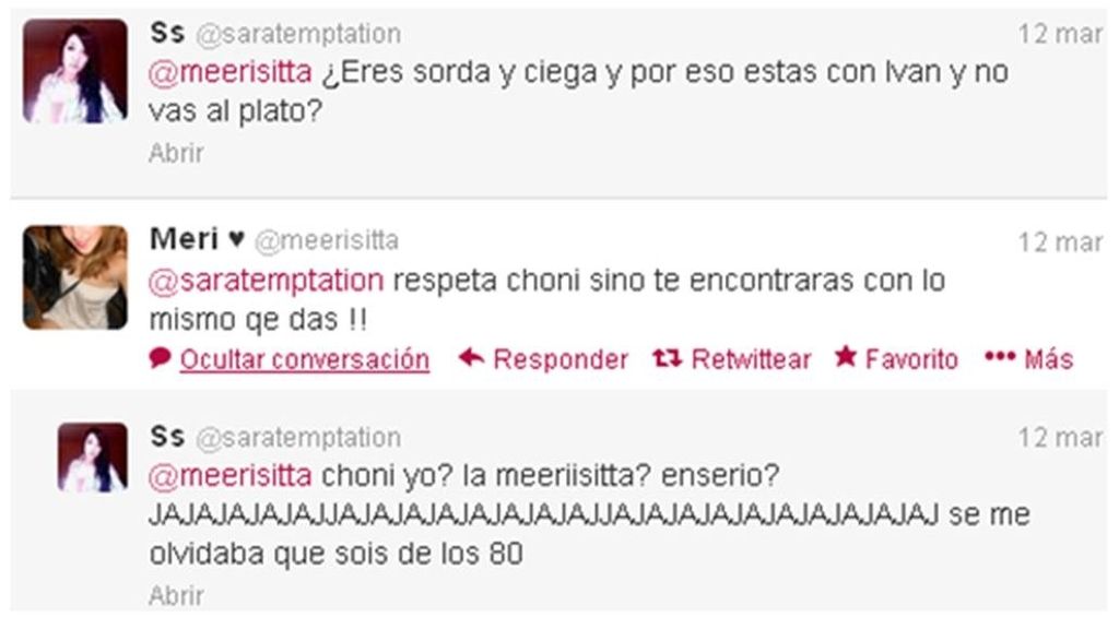Meri-sí-existe sube el tono en Twitter