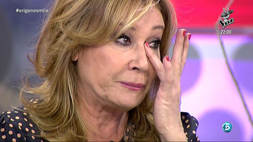 La colaboradora nos mostraba sus orígenes y recordaba a sus padres