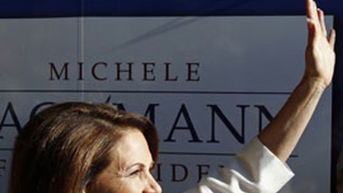 Bachmann gana en una consulta del Partido Republicano. Foto: Reuters