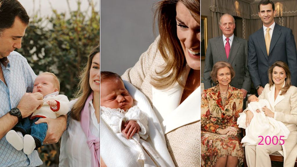 2005: llega la primogénita y la continuidad dinástica se asegura