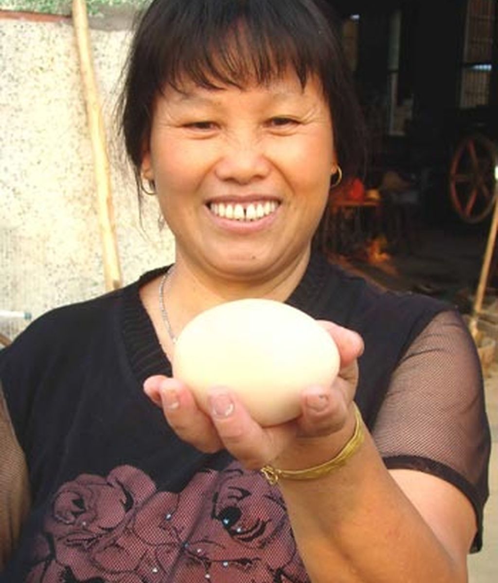 Un huevo de 170 gramos