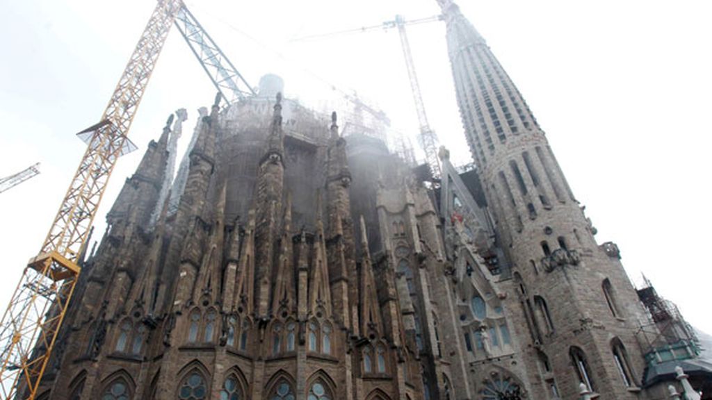 Incendio en la Sagrada Familia