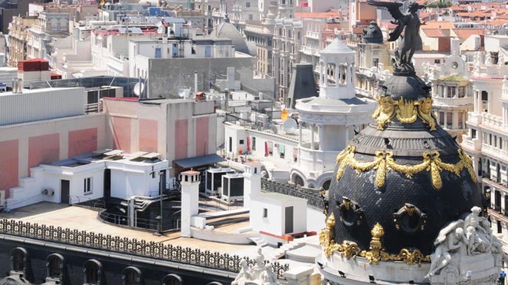 Edurne nos muestra el skyline de Madrid