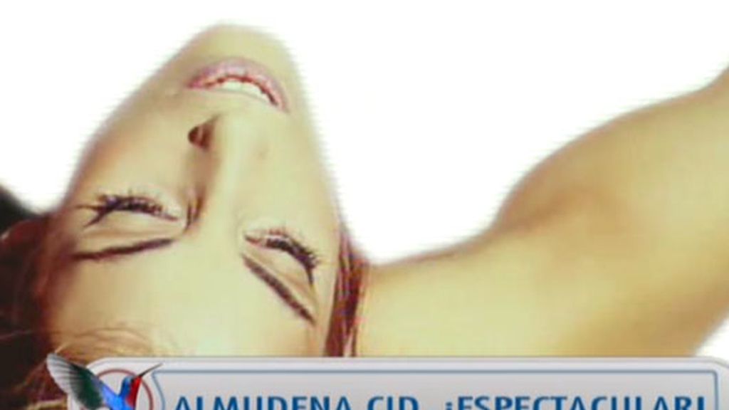 Almudena Cid, radiante