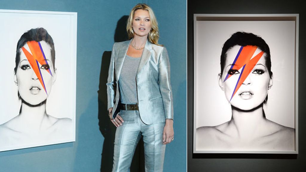 Kate se convirtió en la portada de Vogue en el año 2011, rindiendo tributo a David Bowie, fotografiada por por Nick Knight y titulada 'Kate, Aladdin Sane'