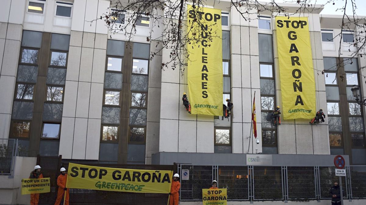 Protesta de Greenpeace en CSN