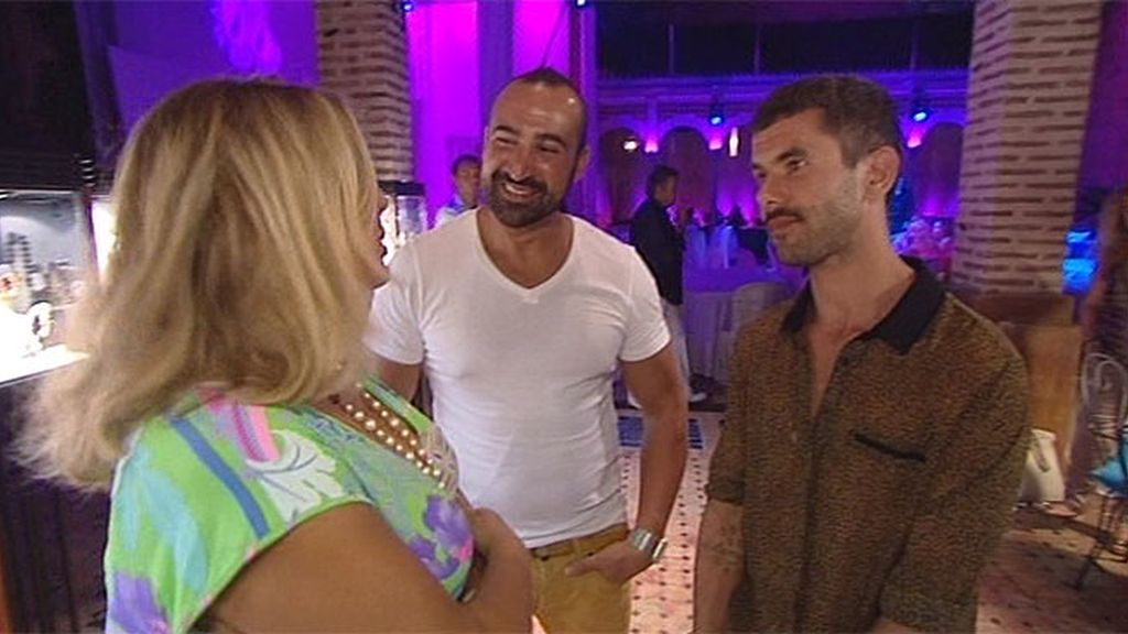 Pedriño y Ángel disfrutan de la noche marbellí